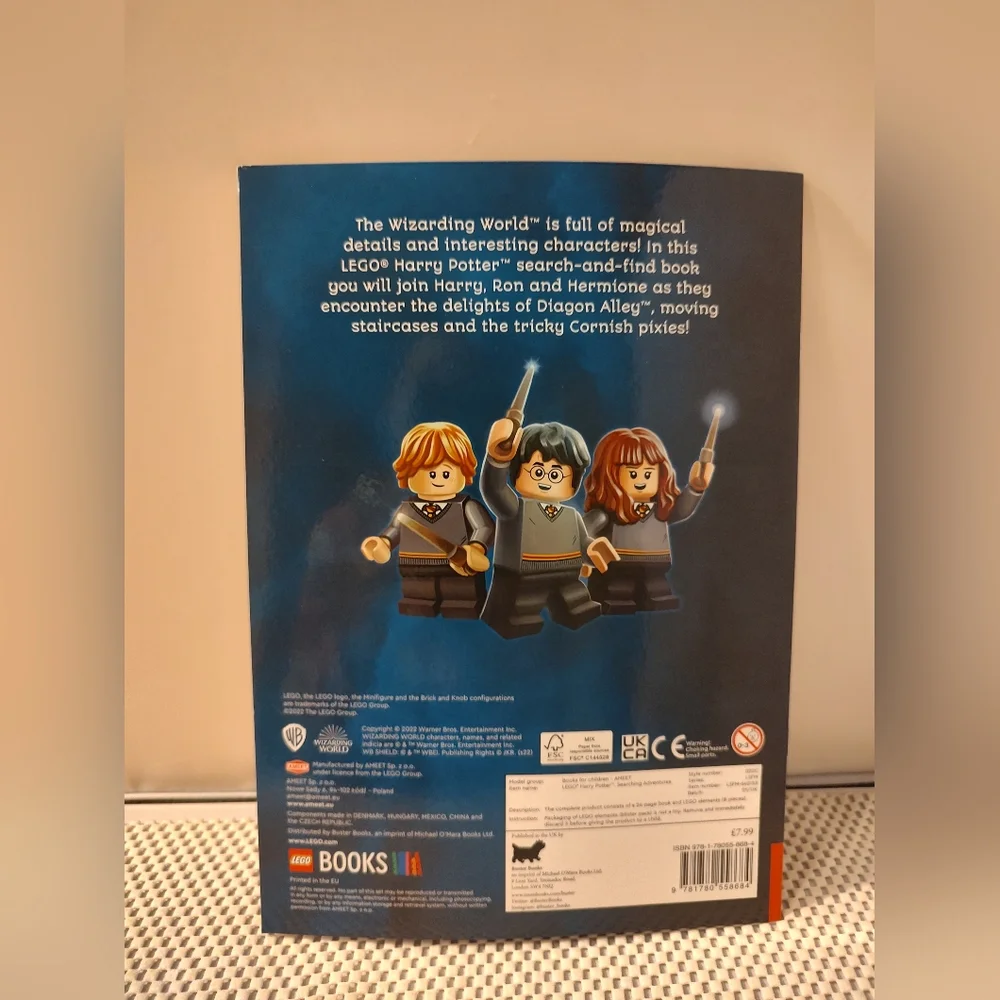 Lego Harry Potter Searching Adventures Book with Minifigure NWT 2022 Hedwig
